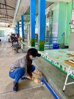 Trang trí sân trường