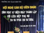 HỘI NGHỊ CÁN BỘ VIÊN CHỨC