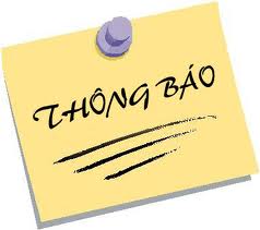 THÔNG BÁO THAY ĐỔI LỊCH NGHỈ HỌC