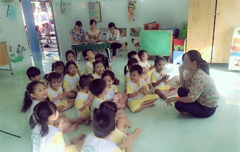 Trường Mẫu Giáo Vành Khuyên tổ chức Hội thi giáo viên dạy giỏi cấp trường Năm học 2016– 2017