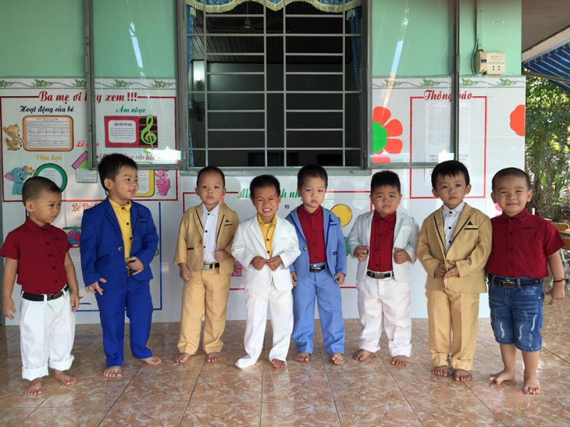 Các bé lớp mầm đáng yêu