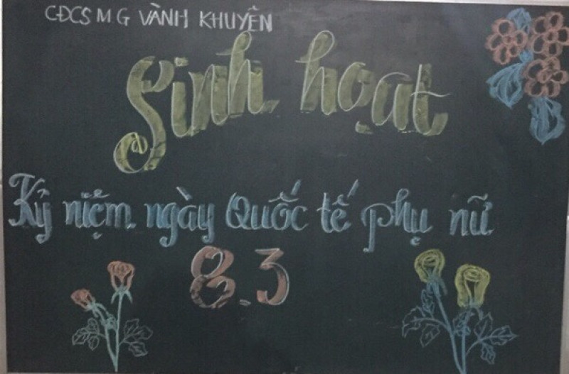 Sinh hoạt kỉ niệm ngày quốc tế phụ nữ 8-3-2017
