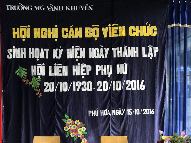 HỘI NGHỊ CÁN BỘ VIÊN CHỨC NĂM HỌC 2016/2017